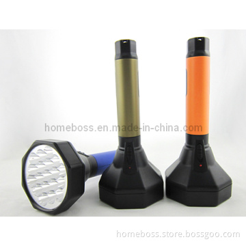 Rechargeable Torch / LED Plastic Flashlight for Camping (JBS-S009 Jll)